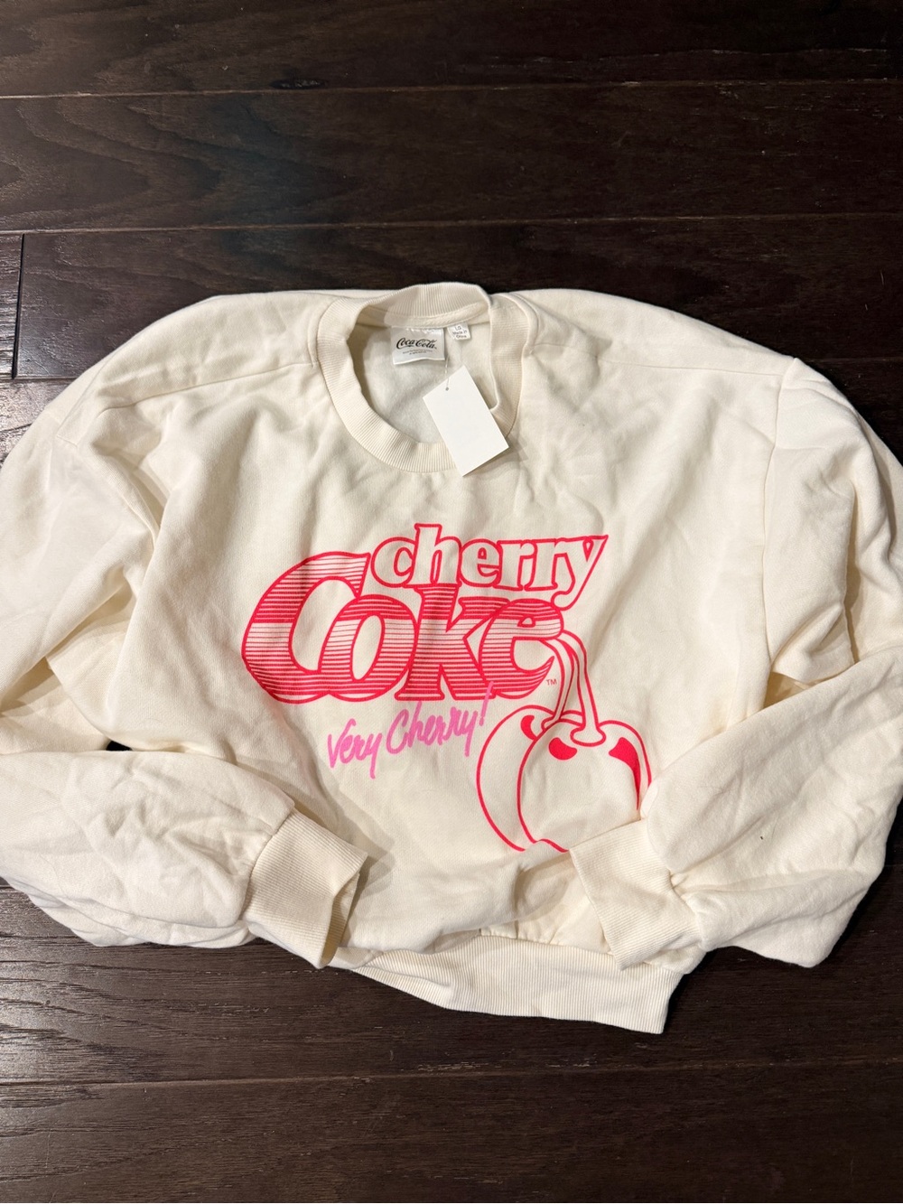 LG Coca-Cola Crewneck Sweatshirt - Cream